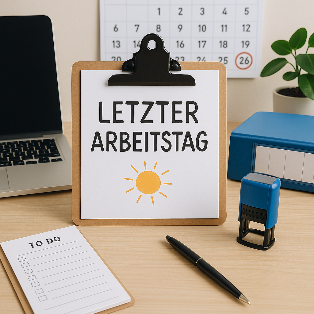 Schulschluss in der Übungsfirma