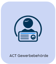 Grafik eines Personalausweises mit einer Person und einem Häkchen-Symbol.